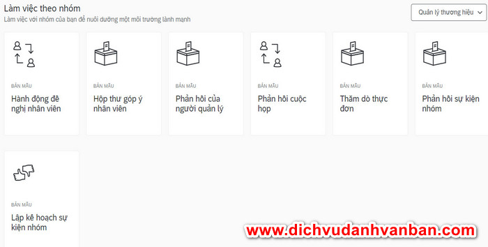 làm việc theo nhóm