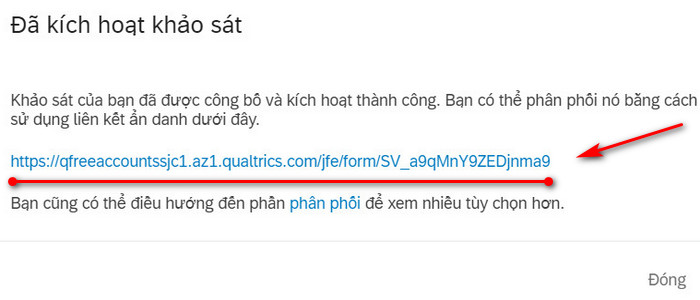 link vào bài khảo sát