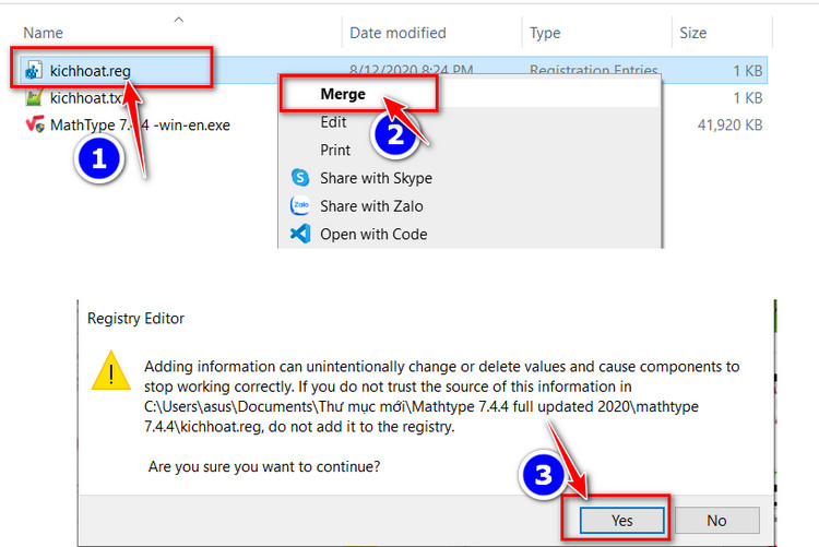 cài đặt lại file crack