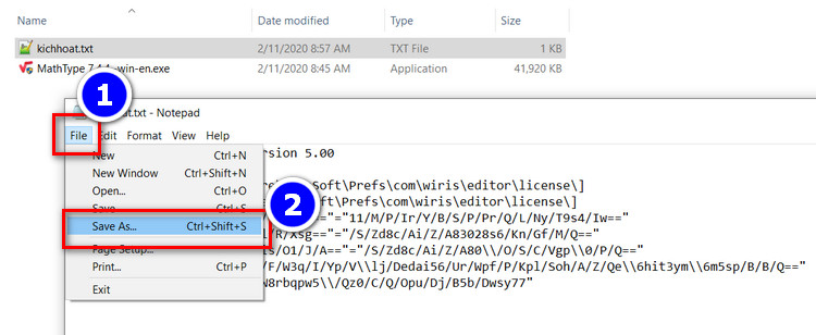 mở file crack