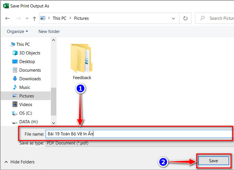đặt tên cho file pdf