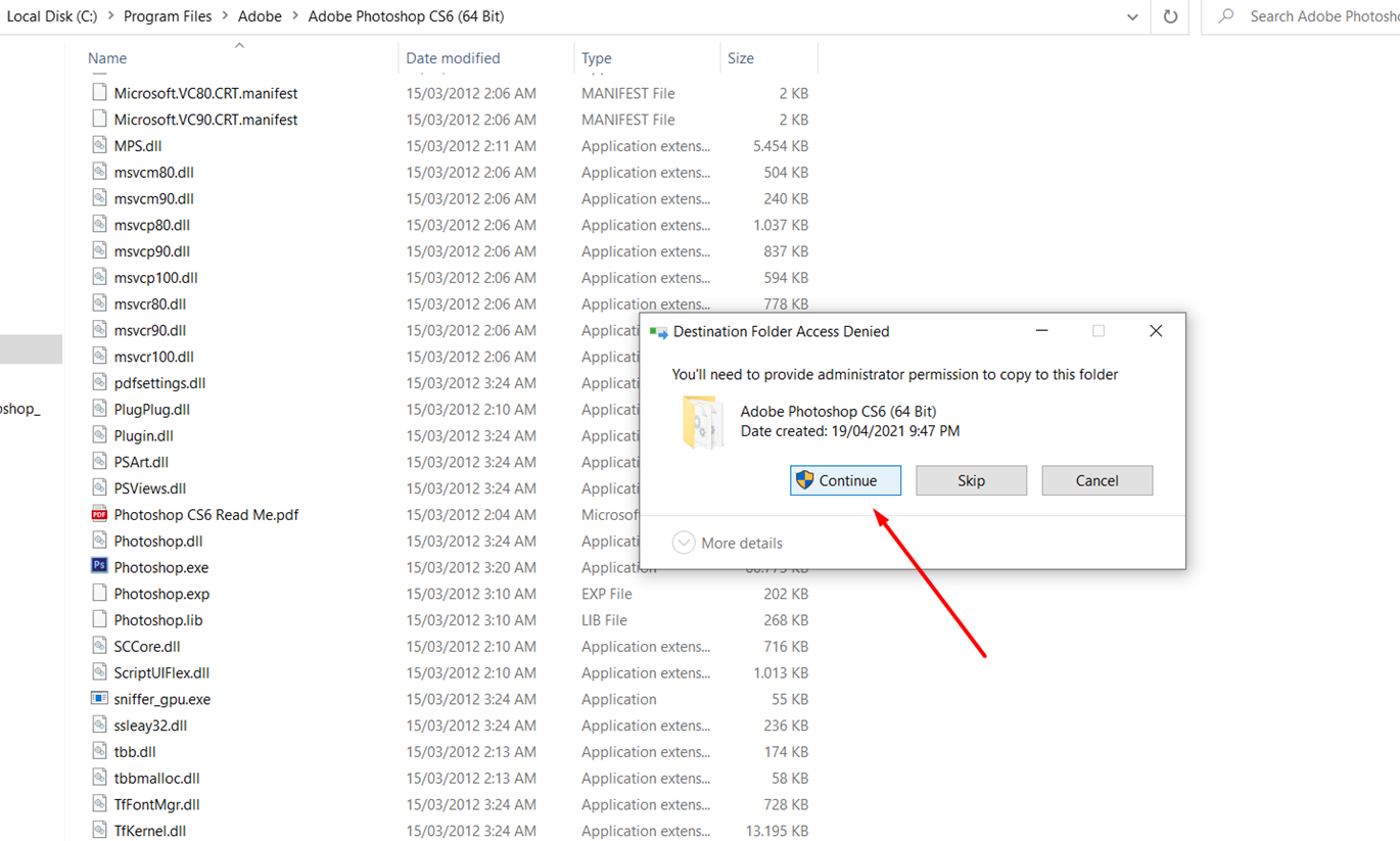 cài đặt file