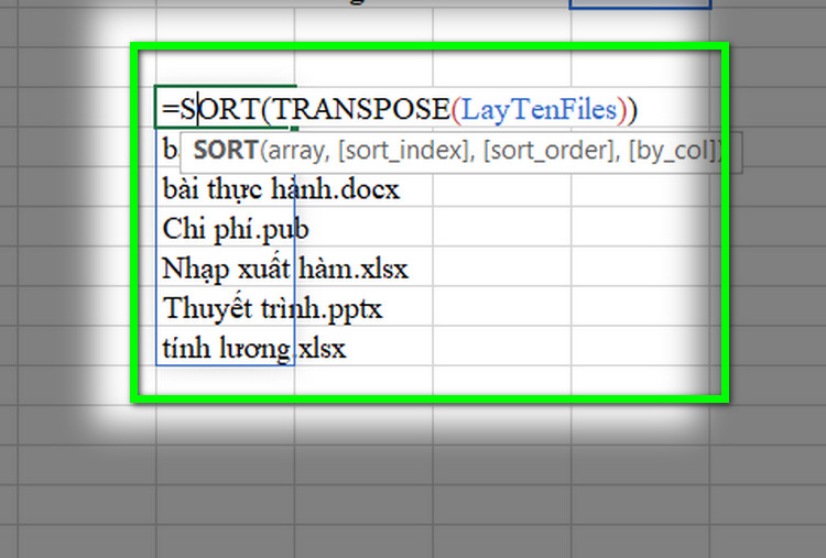 sắp xếp thứ tự