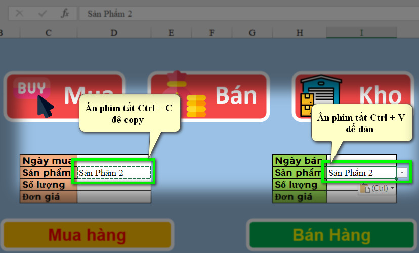 copy danh sách