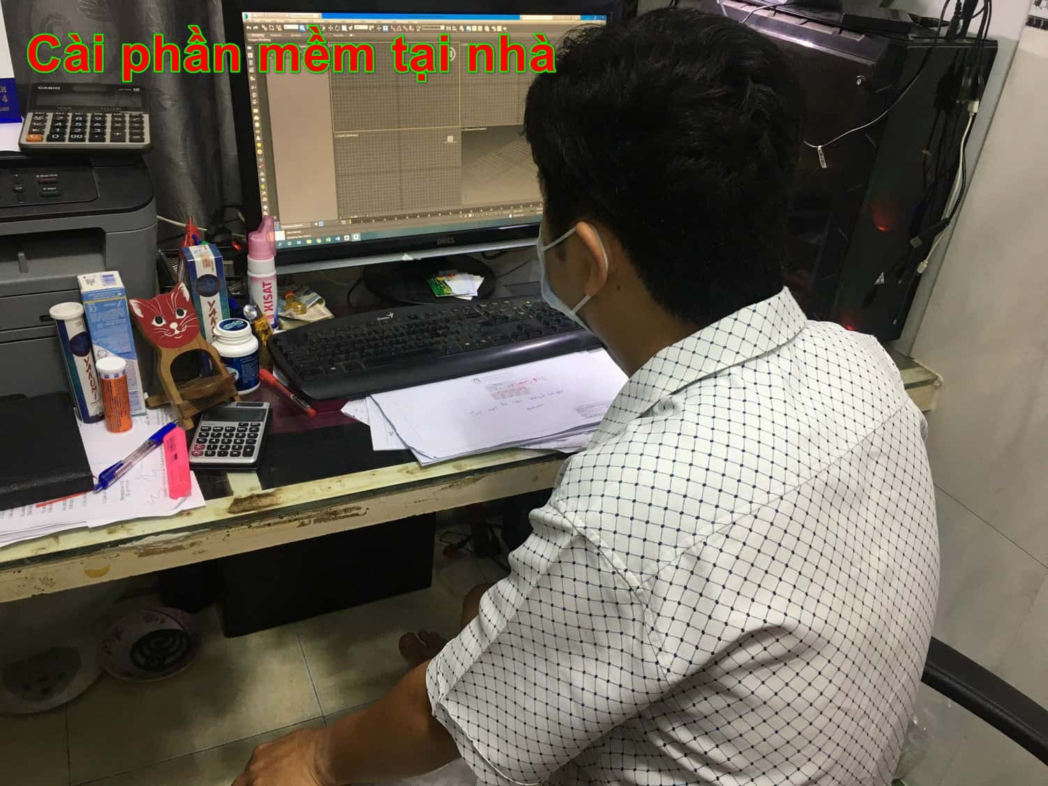 cài phần mềm tại nhà