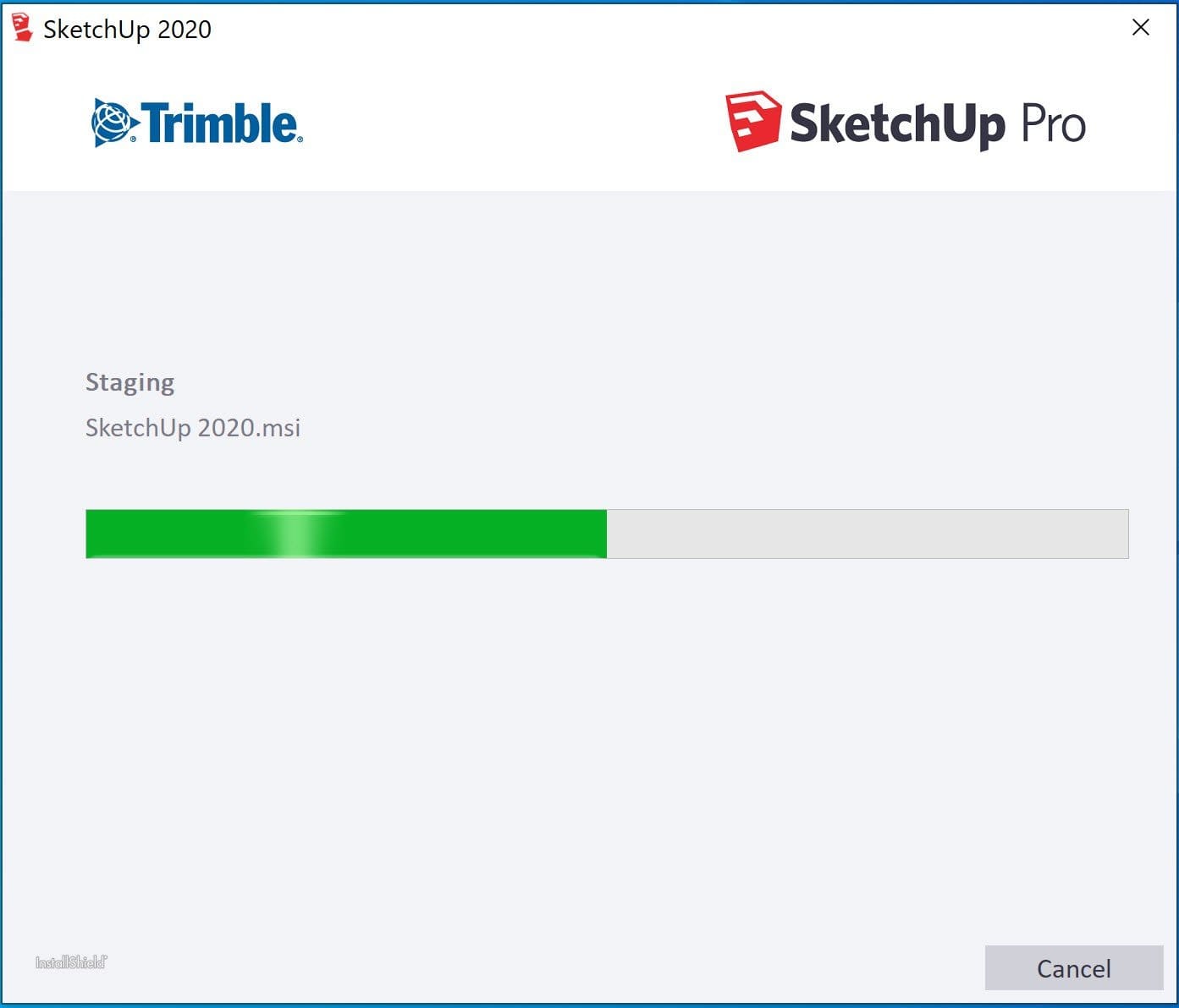 bước 2 cài đặt sketchup chờ cài đặt