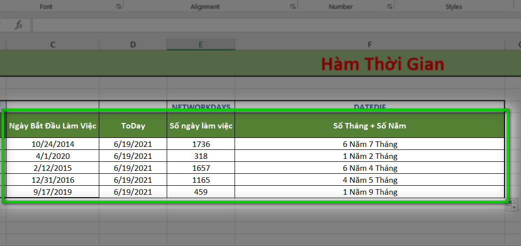 hàm date