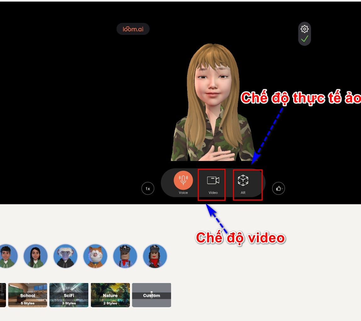 hình ảnh chọn chế độ