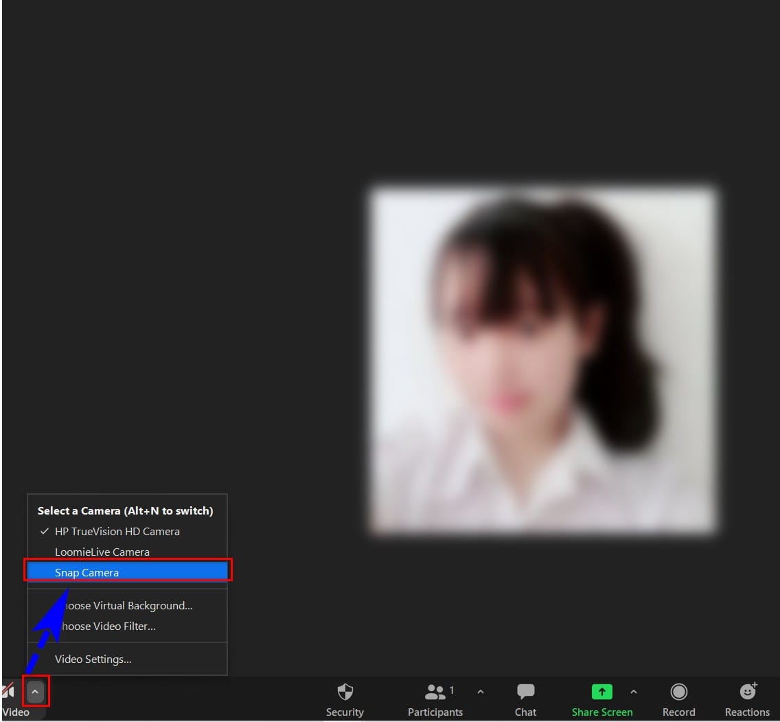 hình thay đổi zoom