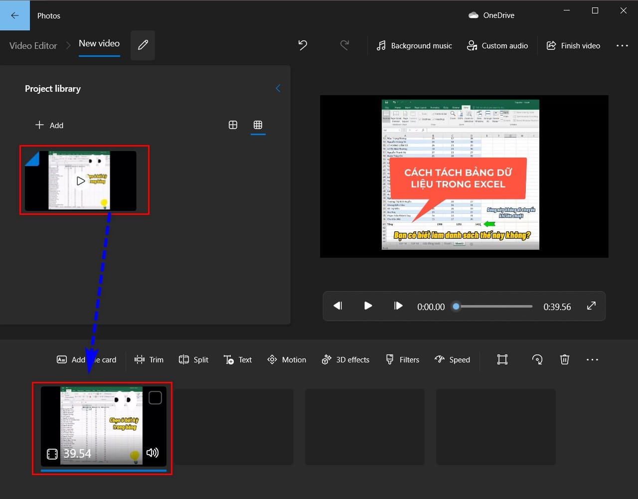 hình ảnh kéo video story board