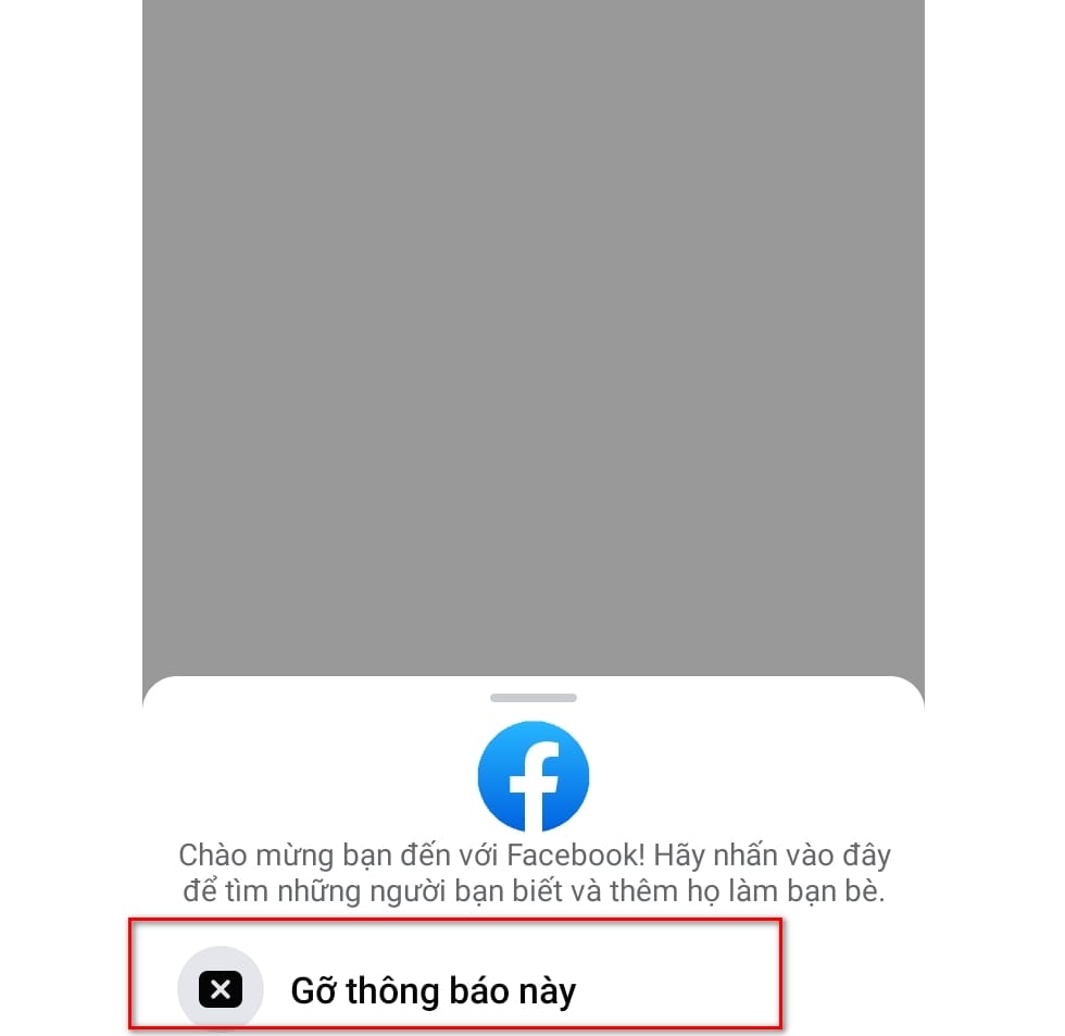 hình ẩn thông báo