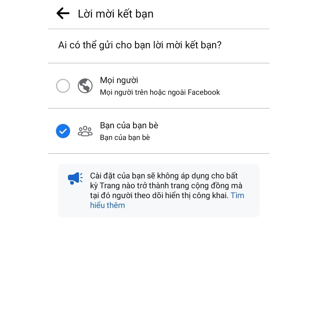 hình tích chọn bạn của bạn bè