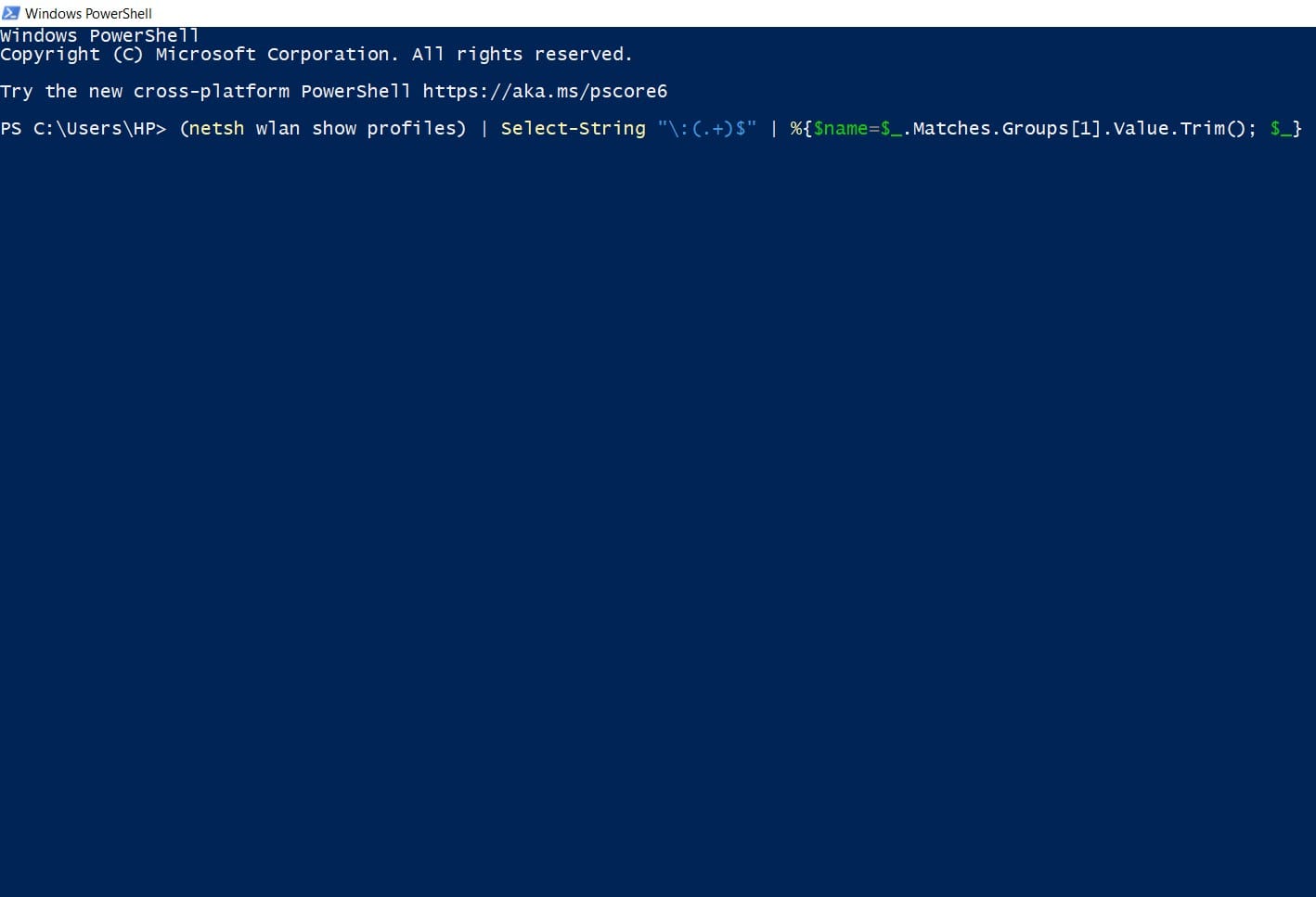 hình gõ từ khóa powershell