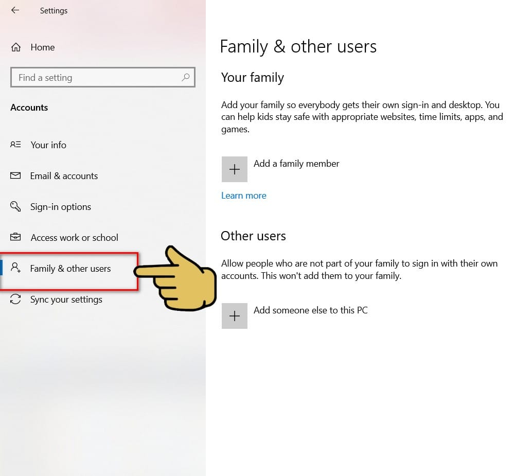 hình ảnh chọn family other users