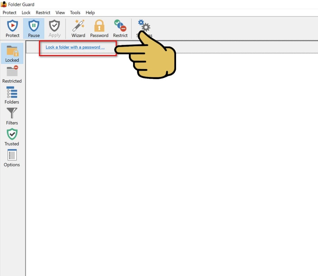 hình ảnh tích chọn lock a folder