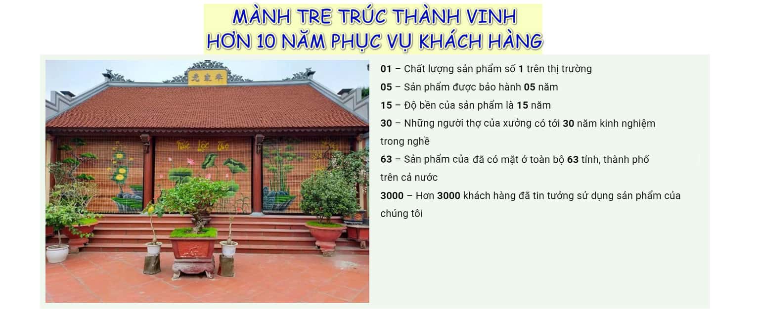 mành tre trúc thành vinh