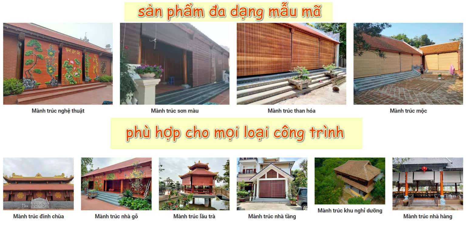 mành tre trúc