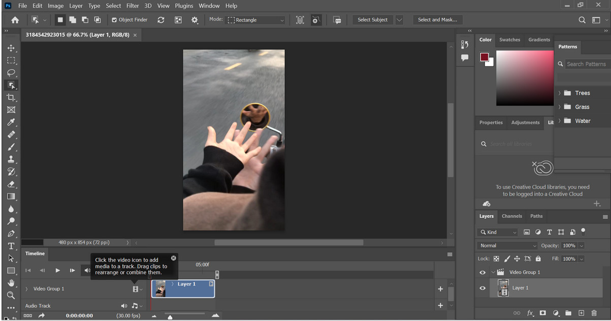 giao diện chính thức của photoshop cc 2023