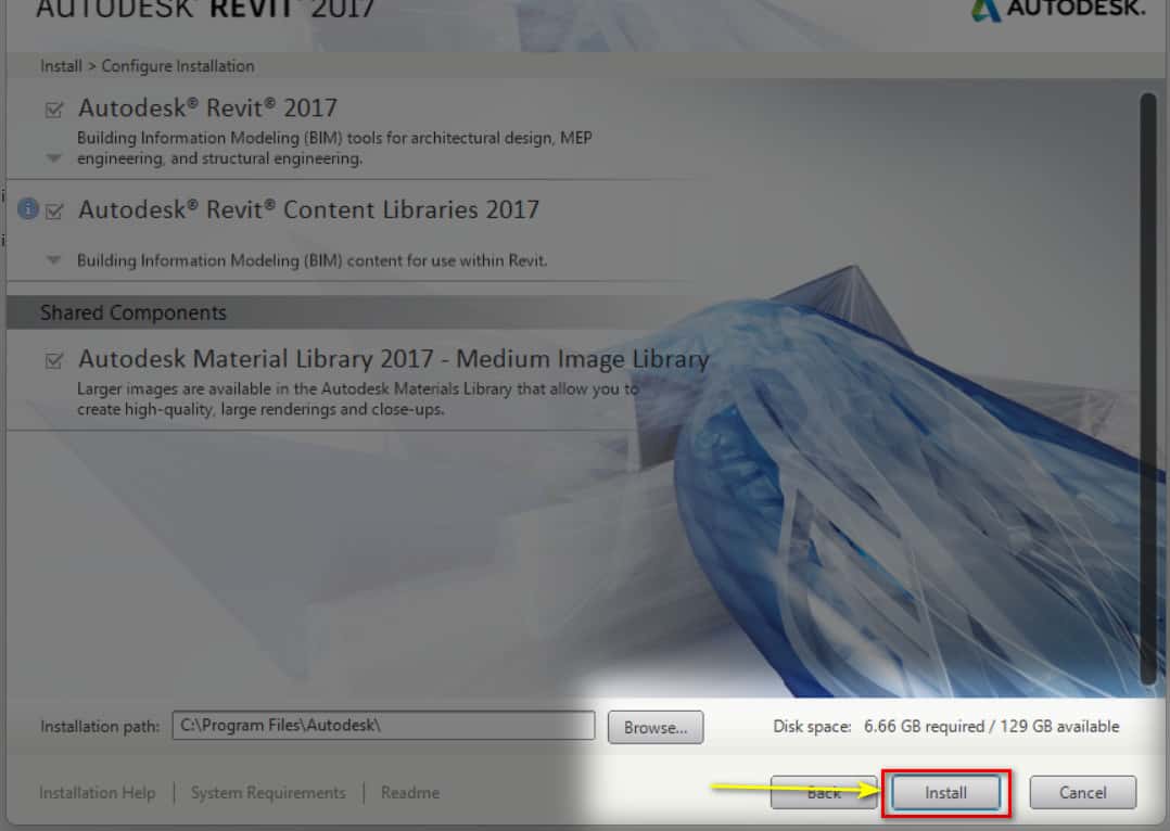 hình ảnh nhấn Install tiếp theo